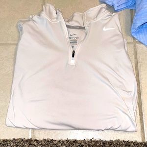 White Nike quarter zip